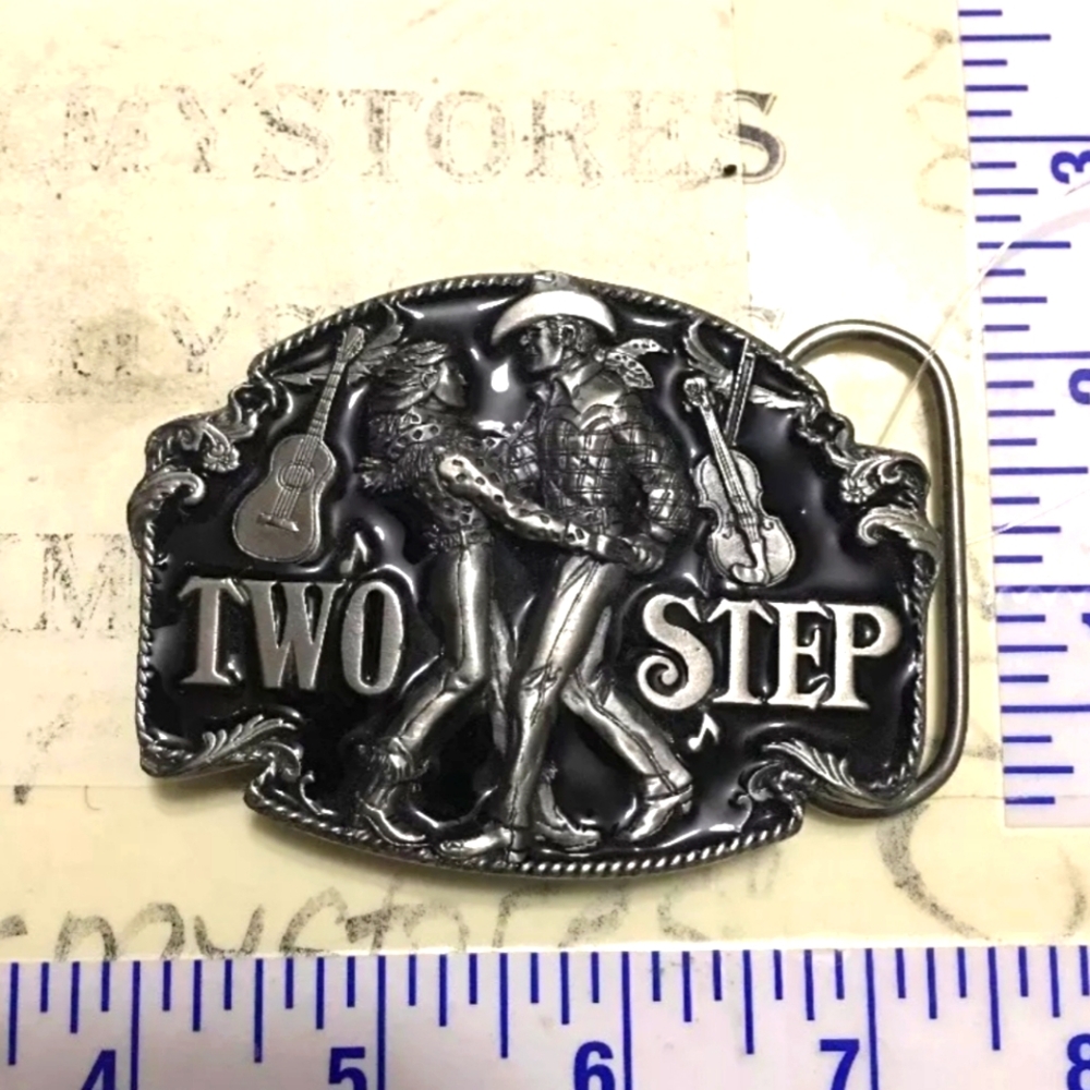 Vintage 1994 SISKIYOU buckle company and leather belt